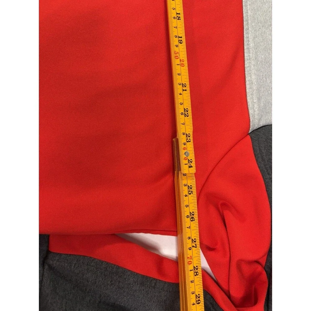 Mens The North Face Sweatshirt Full Zip Red/Gray XXL Very Nice